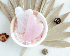 Gua Sha Massage Tool - Rose Quartz