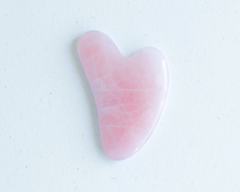 Gua Sha Massage Tool -  Rose Quartz