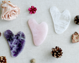 Gua Sha Massage Tool -  Rose Quartz