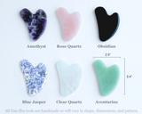 Gua Sha Massage Tool - Blue Jasper